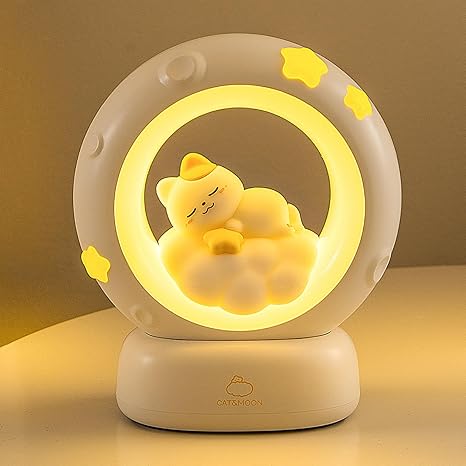 Moon and Cat Night Light