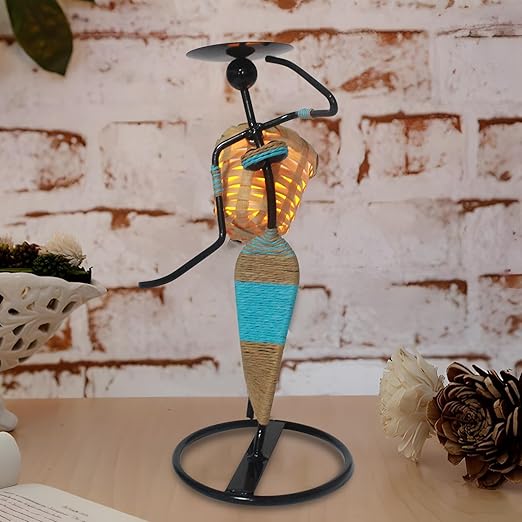 African Art Candle Holder