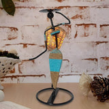African Art Candle Holder