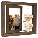 I Can't Say I Love You Enough - So This is Your Reminder Rotating Picture Frame, Sentimental I Love You Reminder Gifts for Her Him Girlfriend Boyfriend (Display 2 4x6)