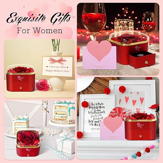 Forever Rose Necklace Box