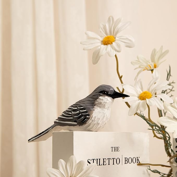 Handcrafted Wooden Bird Figurines