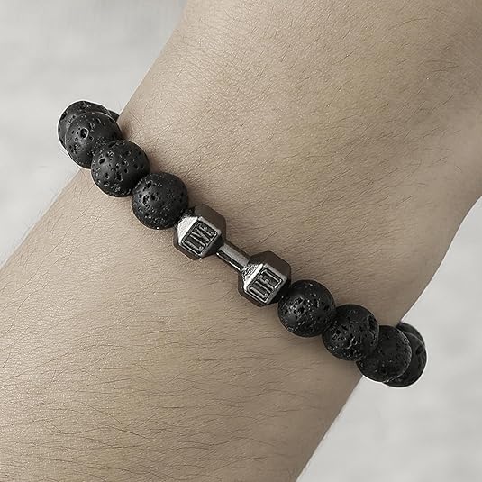 StoneFit™ Beaded Dumbbell Bracelet