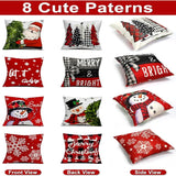 Festive Christmas Pillow Covers Set