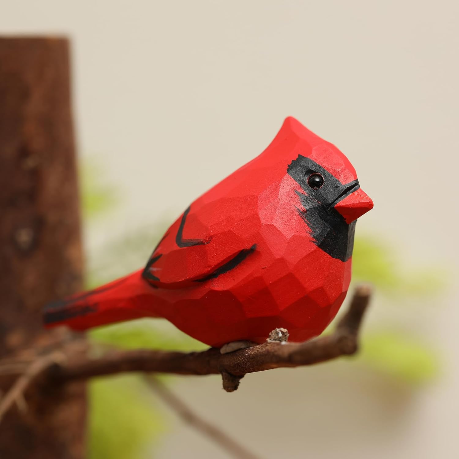 Handcrafted Wooden Bird Figurines