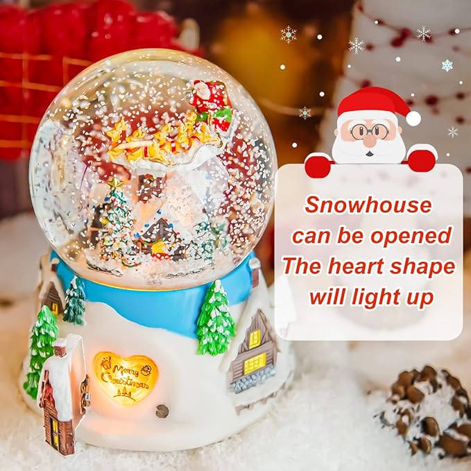 Musical Christmas Snow Globe