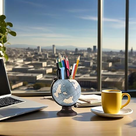 Globe Pen Holder