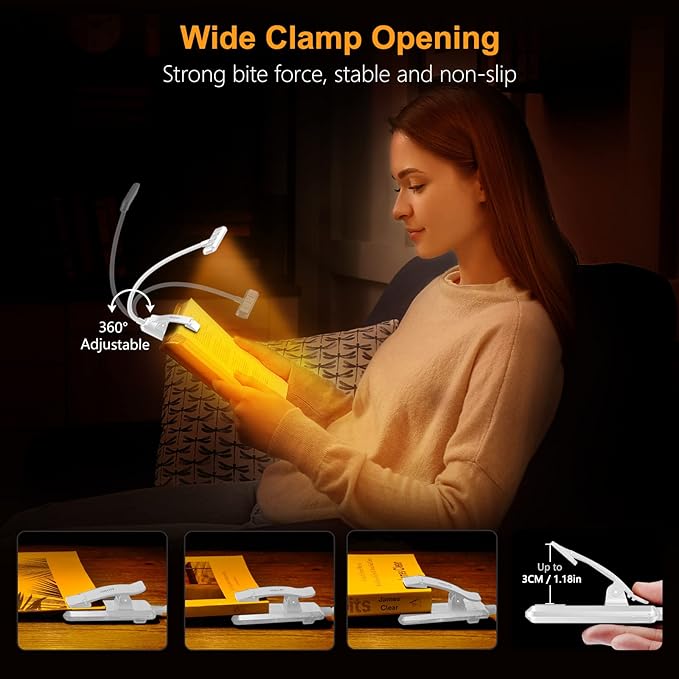 Bedside Reading Clip Light