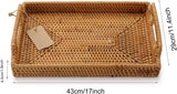Hand-Woven Rattan Serving Tray