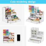 Wooden Desk Organizer Set