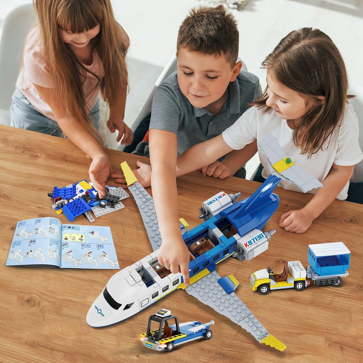 City Passenger Airplane Building Set