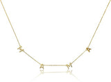 Mama Letter Pendant Necklace