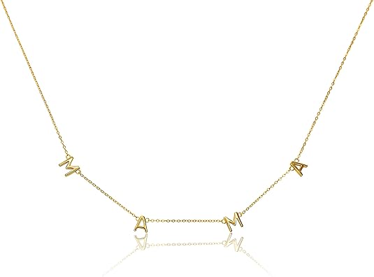 Mama Letter Pendant Necklace