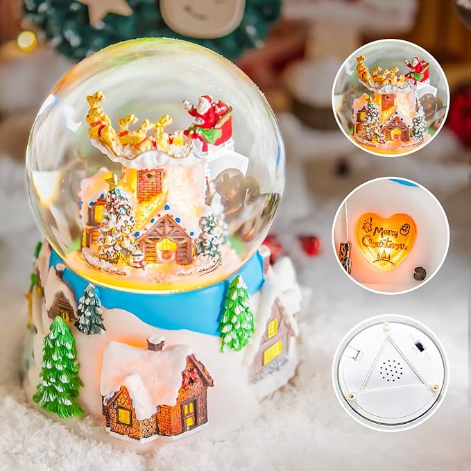 Musical Christmas Snow Globe