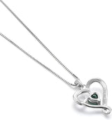Mom Heart Sterling Necklace