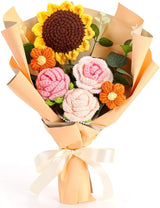 Crochet Flower Bouquet Gift Set