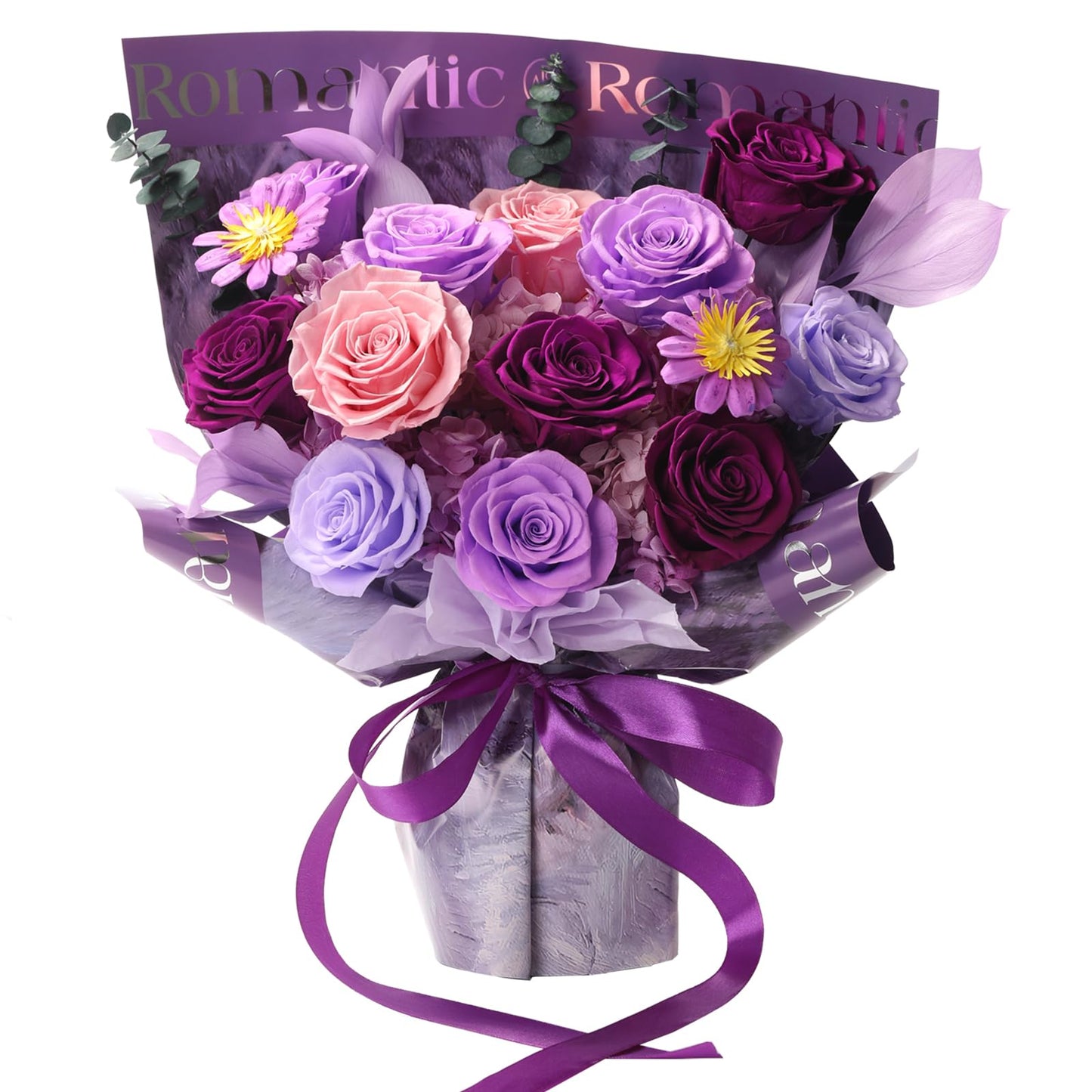 Lovenfold Flowers for Delivery,Preserved Flowers Bouquets,Red Rose Bouquets that Last 1-3 Years,Birthday Flowers Gifts for Women Mom Grandma Wife Friends