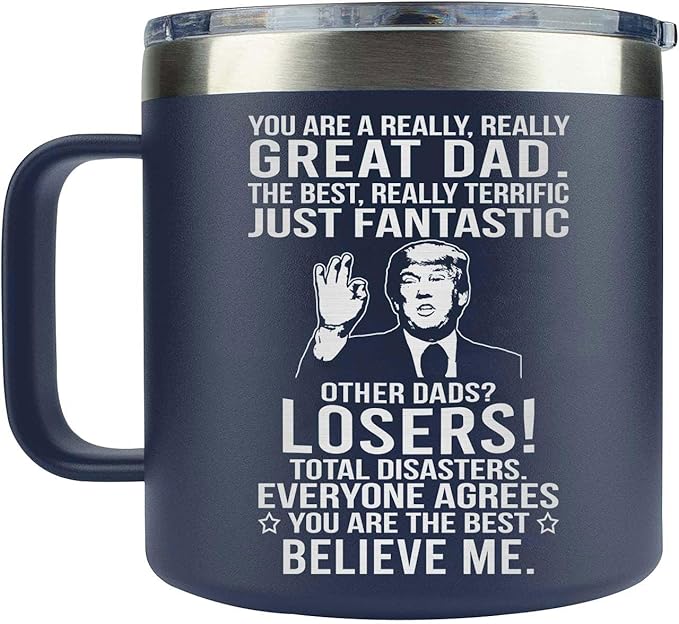 Insulated Stainless Steel Dad Mugs