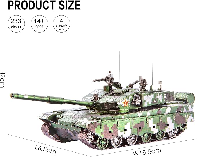 Piececool Metal Tank Models