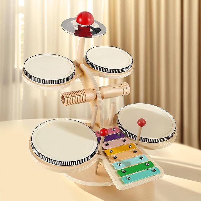Wooden Kids Drum Collection