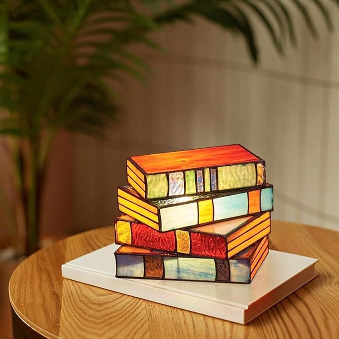 Resin Stacked Books Lamp