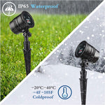 Luces láser de Navidad rojo y verde con control remoto inalámbrico para decoración de exteriores, proyector de luz impermeable, espectáculo de luz estelar led para decoración de Navidad, casa, patio, jardín, pared interior