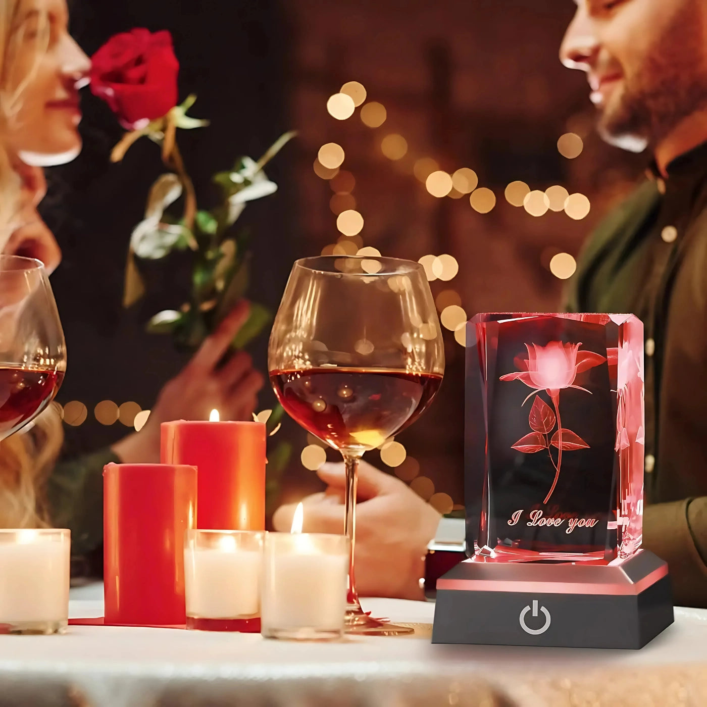 3D Crystal Light Sculpture