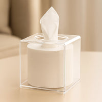 Clear Acrylic Tissue Box