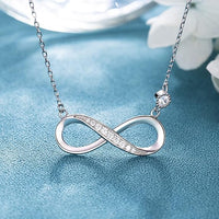 Infinity Love Sterling Silver Necklace