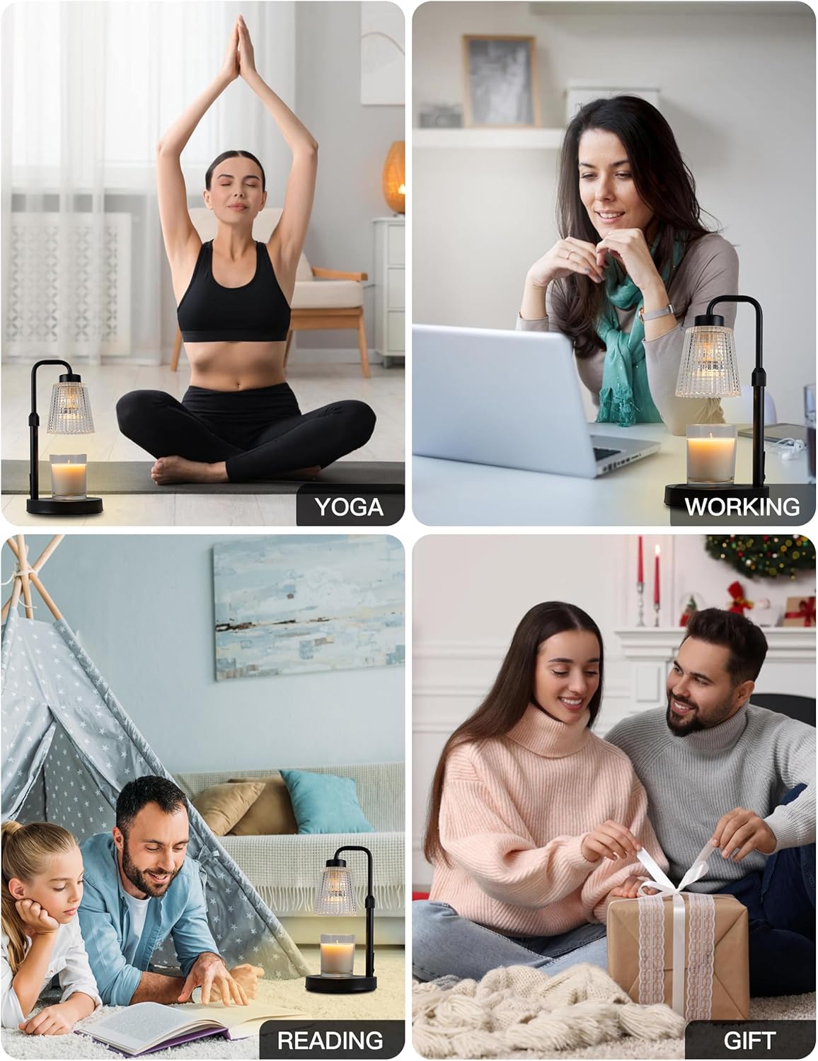 Dimmable Candle Warmer Lamp