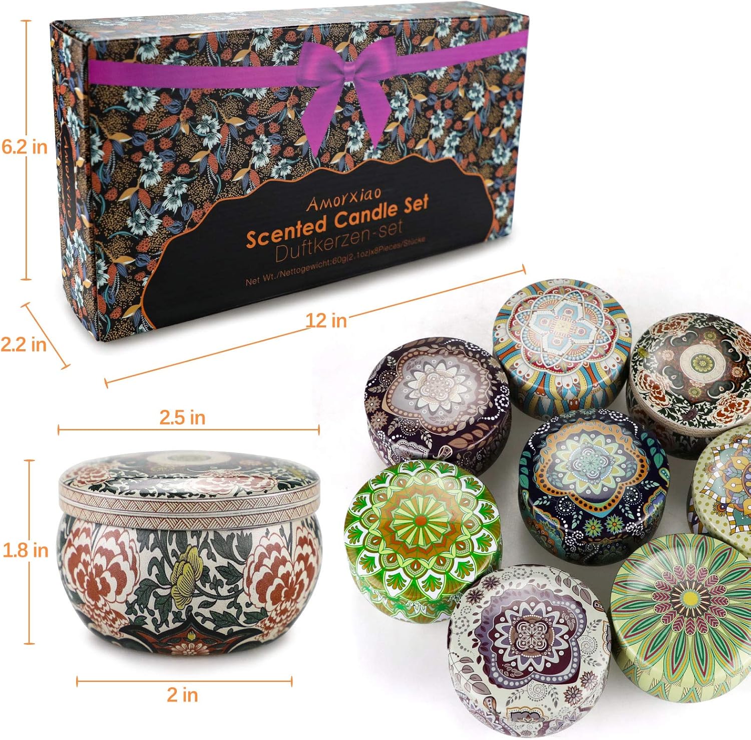 Scented Candle Gift Set Collection