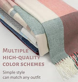 Plaid Winter Blanket Scarf