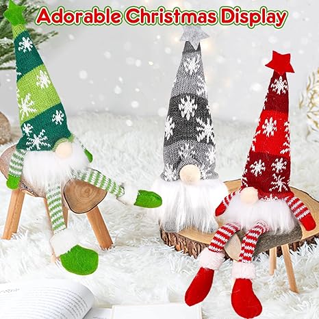 Lighted Christmas Gnome Set