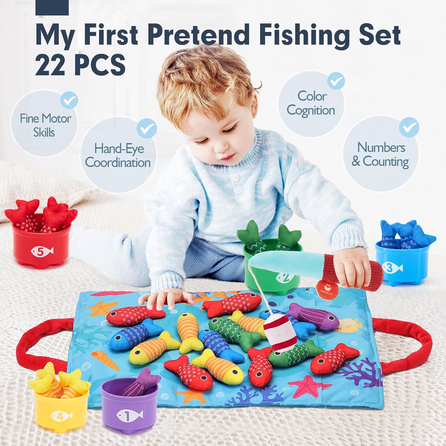 Montessori Fishing Play Set