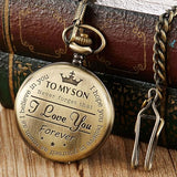 Engraved Pocket Watch for Son