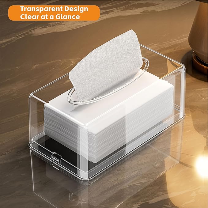 Clear Acrylic Tissue Box