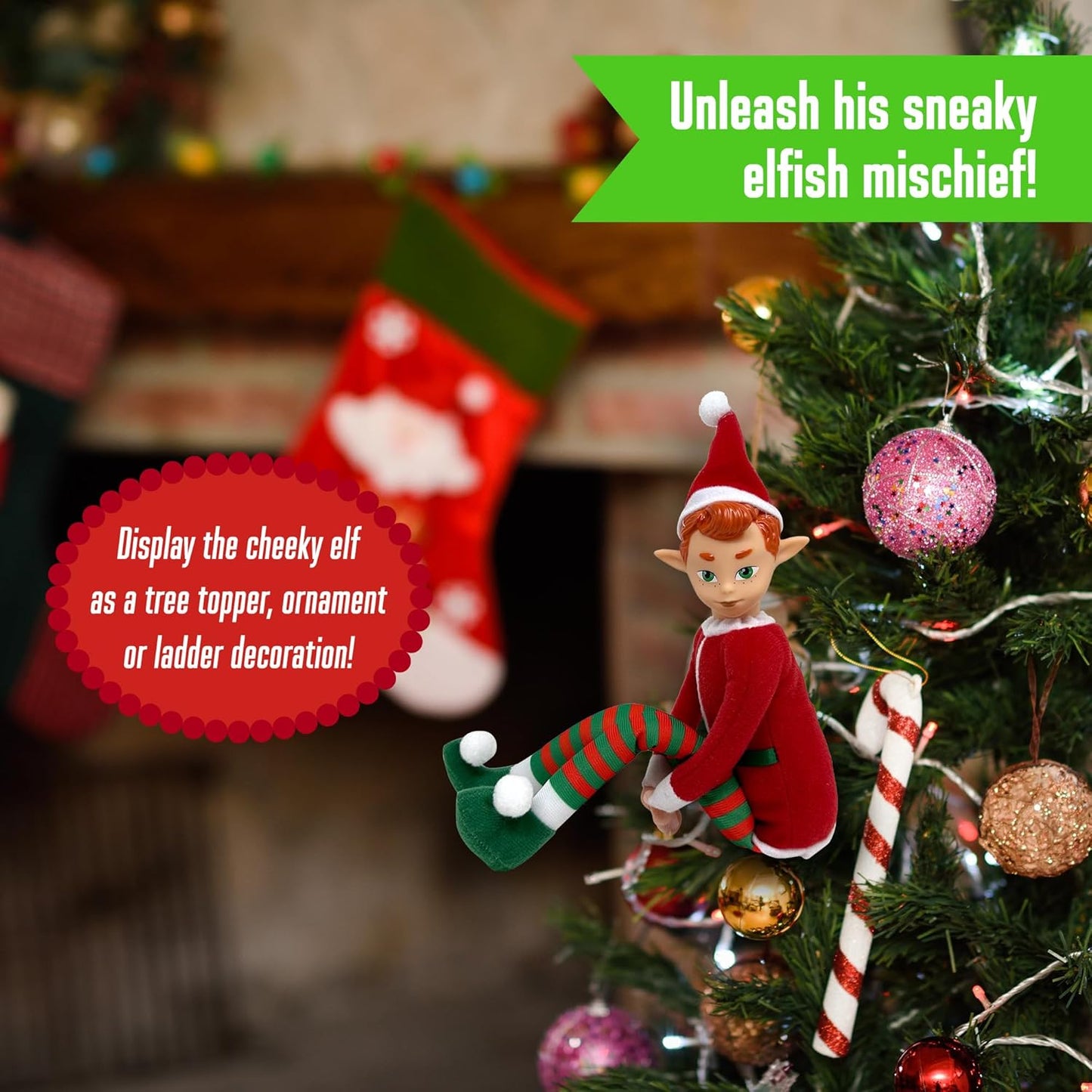 Poseable Christmas Elf Doll