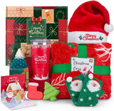 Christmas Gifts for Women 2025, Unique Christmas Gifts Basket for Coworker Teacher, Secret Santa Gifts for Her, Xmas Self Care Spa Burr Basket Ideas for Mom Wife Sisiter Nurse