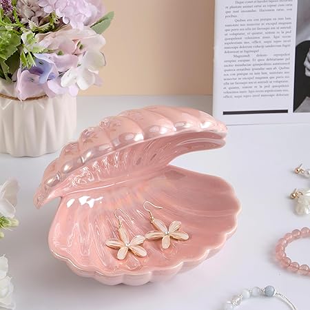 Ceramic Shell Jewelry Dish