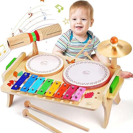 Wooden Kids Drum Collection