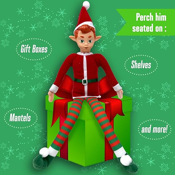 Poseable Christmas Elf Doll