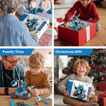 Opmind 5 in 1 STEM RC Robot Building Kit, 408PCS APP & Remote Control Blocks DIY Engineering Robotics, Erector Science Set for Kids Age 6 7 8 9 10 11 12+, Educational Learn Toys Gift for Boys & Girls