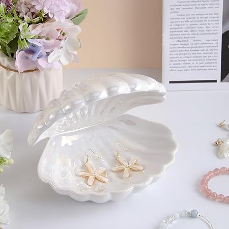 Ceramic Shell Jewelry Dish