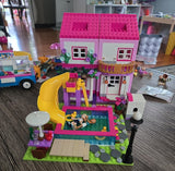 Pink Summer Villa Building Set