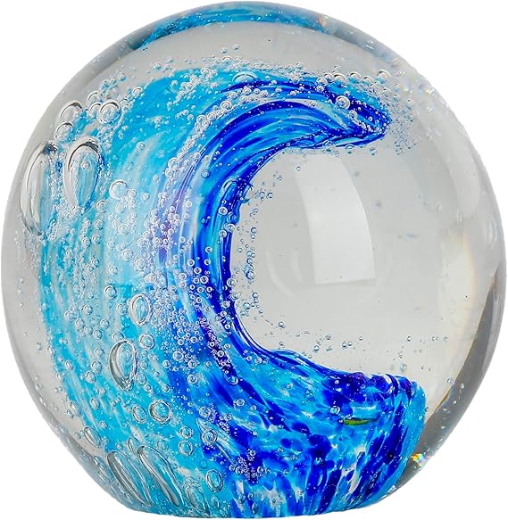 Ocean Wave Crystal Sphere
