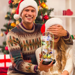 Galaxy Rose Glass Dome Gift