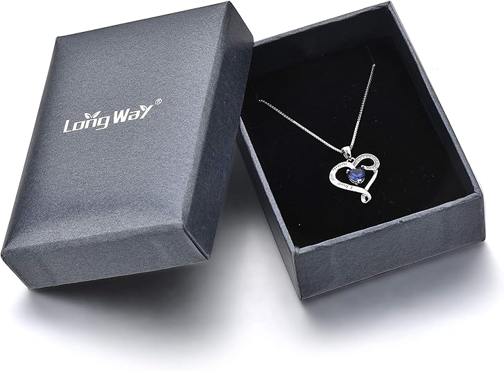 Mom Heart Sterling Necklace