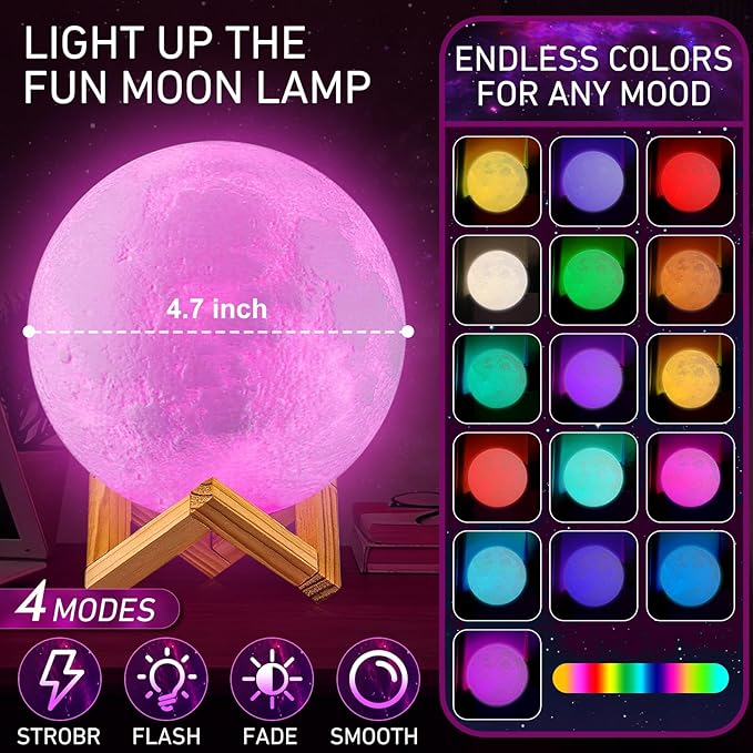 3D Moon Light Lamp