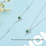 Mom Heart Sterling Necklace