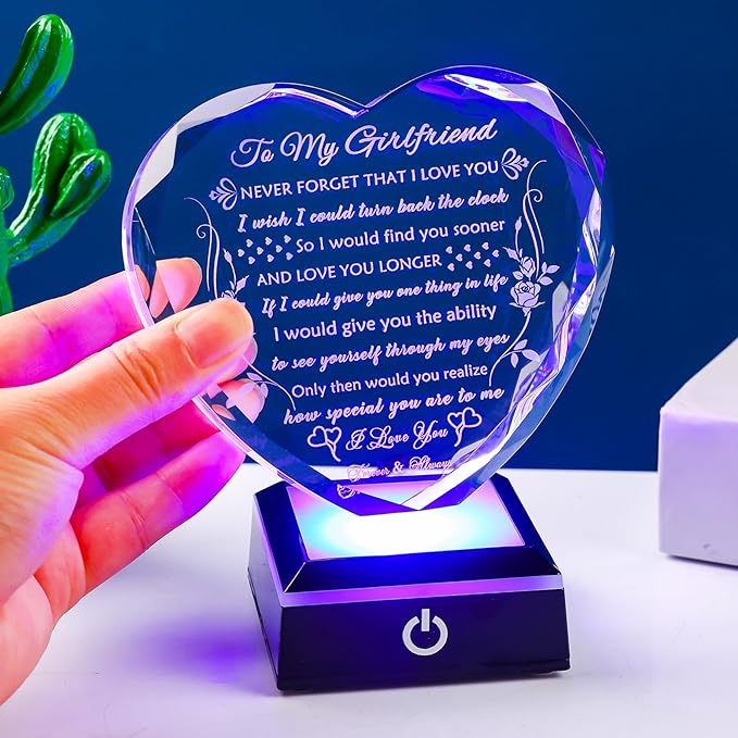 Crystal Heart LED Keepsake